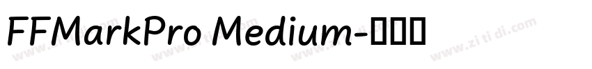 FFMarkPro Medium字体转换